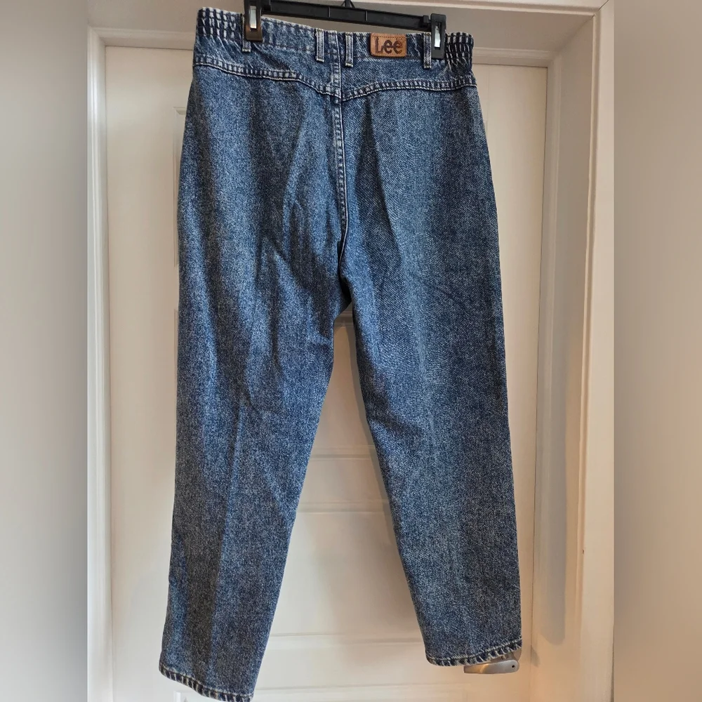 Vintage Lee Womens High Rise Mom Jeans Stonewashed Wonderfulness